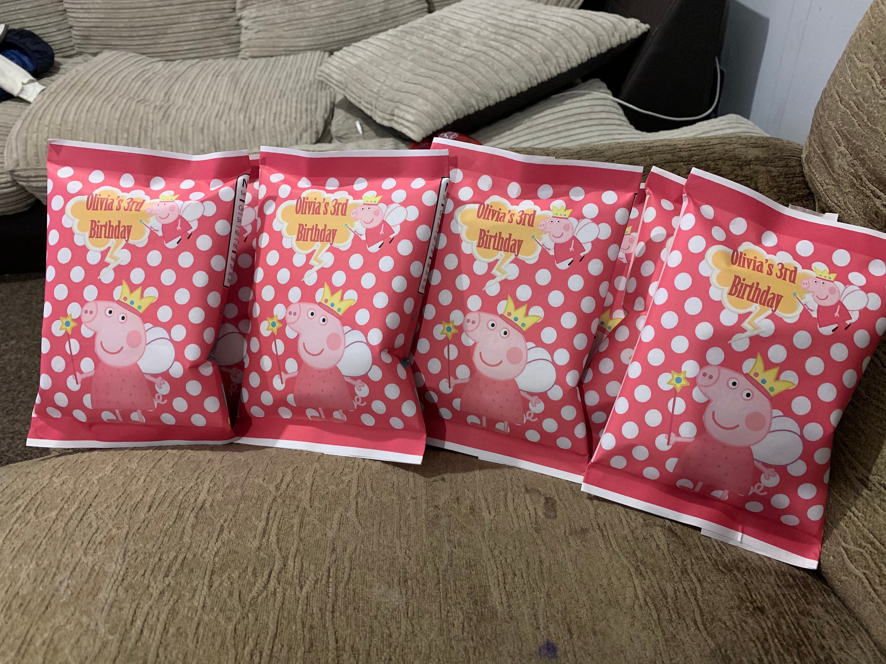 Personalised Crisp/chips/popcorn Custom Crisps Bags Treat Etsy UK