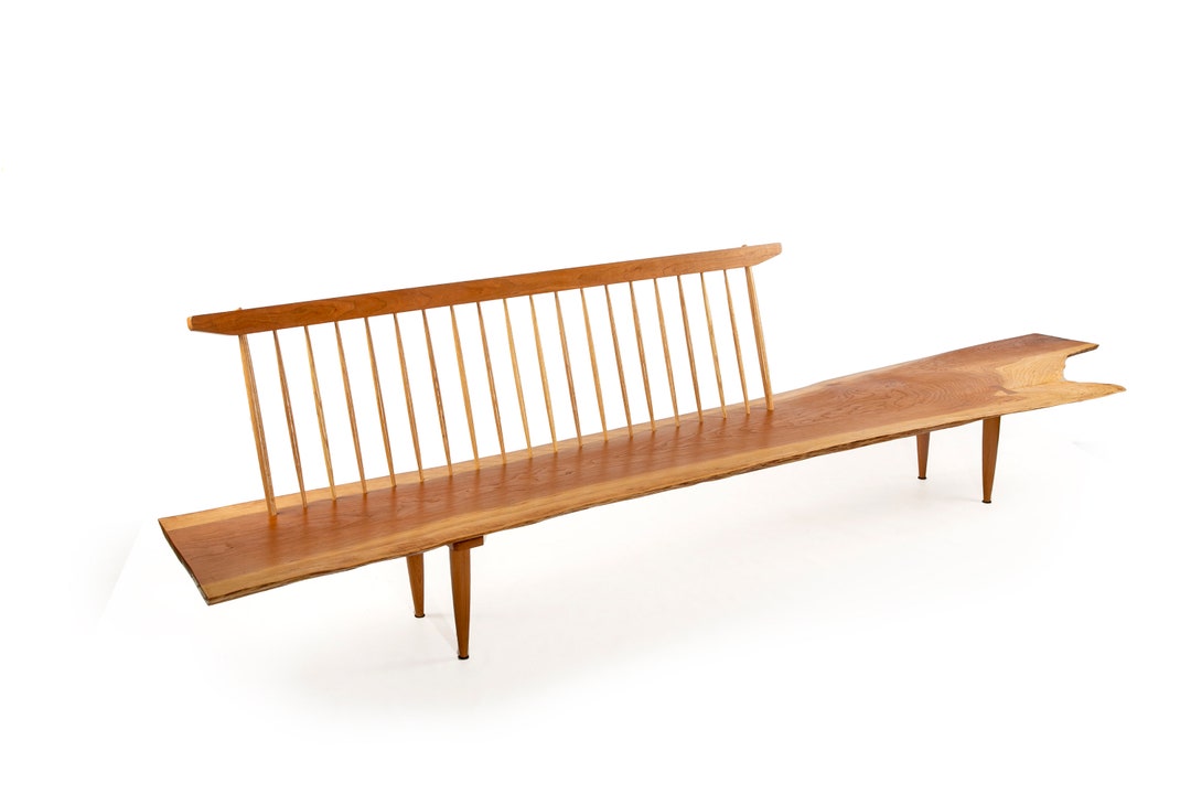 Nakashima Inspired Conoid Bench Etsy