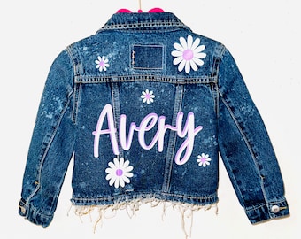 Personalized custom jean jacket