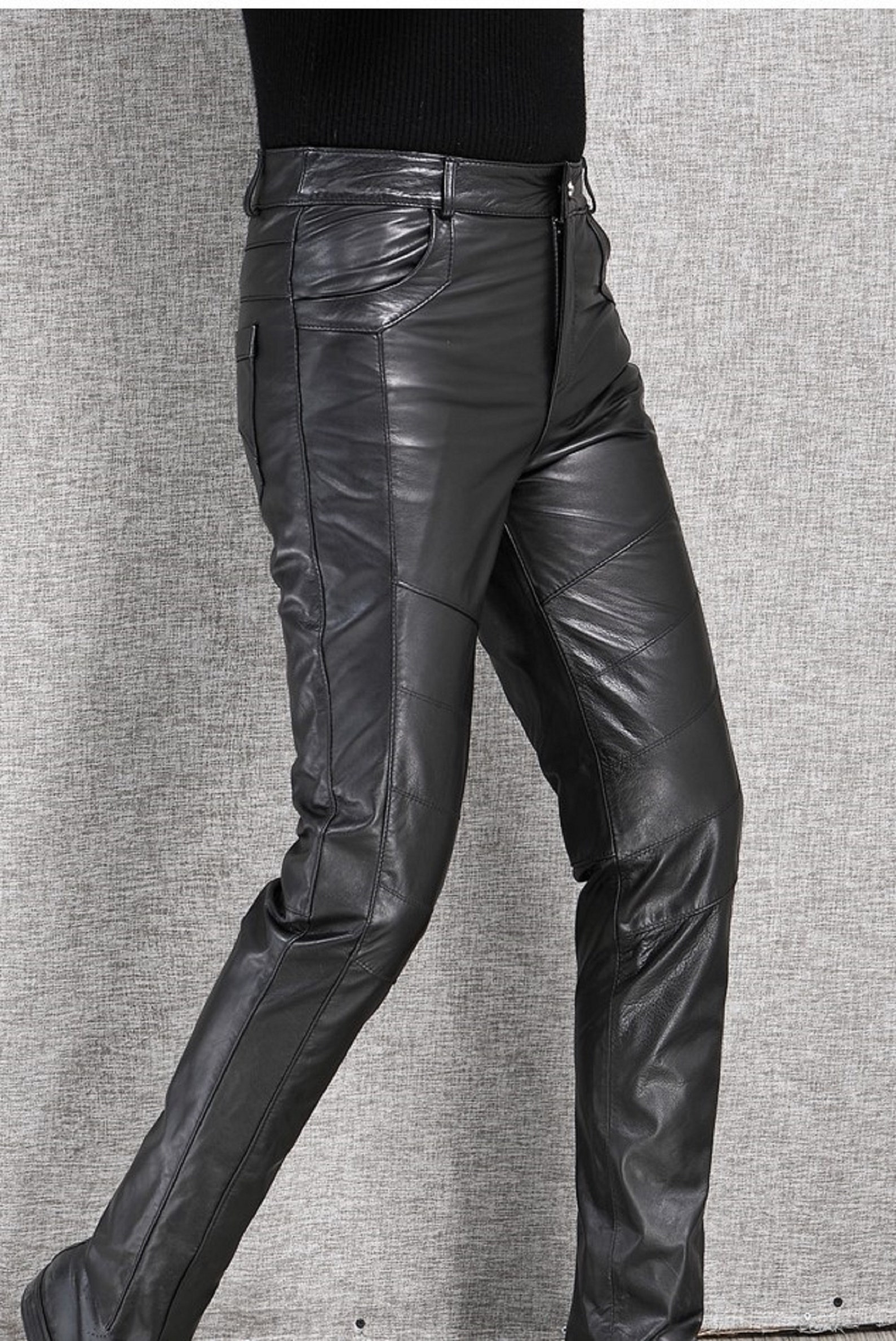 Genuine Sheep Skin Leather Pants Mens Real Leather Pants Skin - Etsy