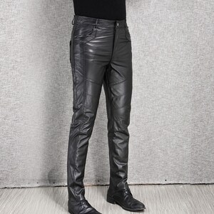 Genuine Sheep Skin Leather Pants Mens Real Leather Pants Skin - Etsy