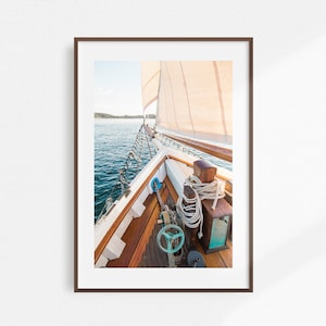 Sailboat Photo, Sailing Theme Vertical Printable Wall Art, Instant Digital Download, Home Decor, Fine Art Photography