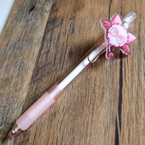 Tokyo Mew Mew Masha Ballpoint Pen | 0.5mm Quick Dry Ink | Removable 1.5 inch Charm | Cute Character Pen | Theme Pen | Stationary Items