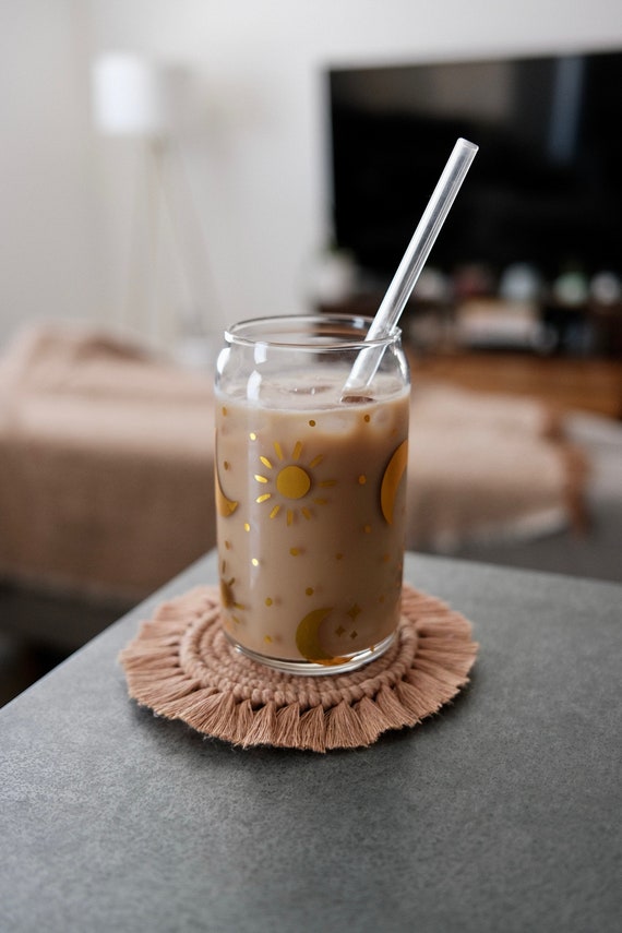 Beer Can Glass Iced Coffee Glass Iced Coffee Cup Beer 