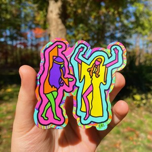 Dancing Ladies Magnets