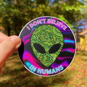 Trippy Alien Stickers