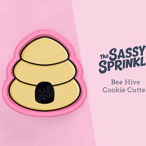Bee Hive Cookie Cutter, Honey Bee Themed Cookies
