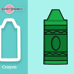 Crayon Cookie Cutter | Back to School Cutters | Back to School Cookie