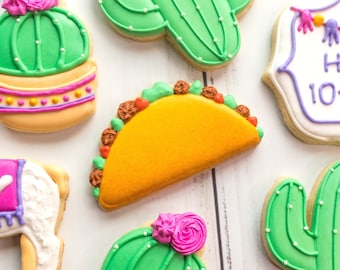 Taco Cookie Cutter, Compleanno Fiesta, Cinco De Mayo, stampato in 3D