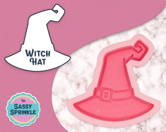Halloween Witch Hat Cookie Cutter | Spooky Cookie Stamp