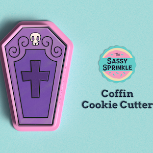 Coffin Cookie Cutter | Halloween Cookie Cutter | halloween Cookies