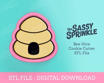 File STL della taglierina del biscotto dell'alveare, download digitale