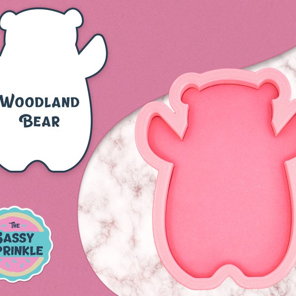 Woodland Bear Cookie Cutter