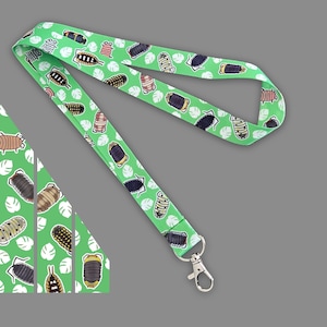 1pc - Isopod Lanyard, Roly Poly Badge Holder, Isopod Gift For Teachers, Isopod Lover Gift, Keychain holder, ID Lanyard, Medical Lanyard Gift
