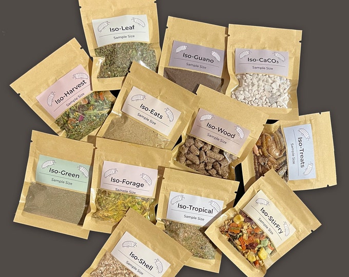 Isosample Box Complete Collection, Isopod Supplement, Isopod Food