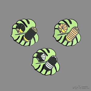 Isopod Enamel Pins, Isopod Pins, Woodlouse Pins, Roly Poly Pins, Pill Bug Pins, Isopod Lover Gift, Invertebrate Pins, Nature