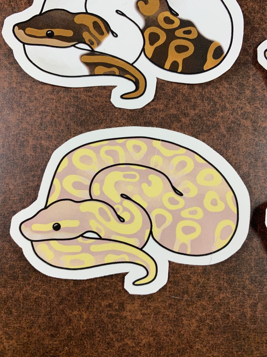 12 pcs Ball Python Stickers Ball Python Decal Snake | Etsy