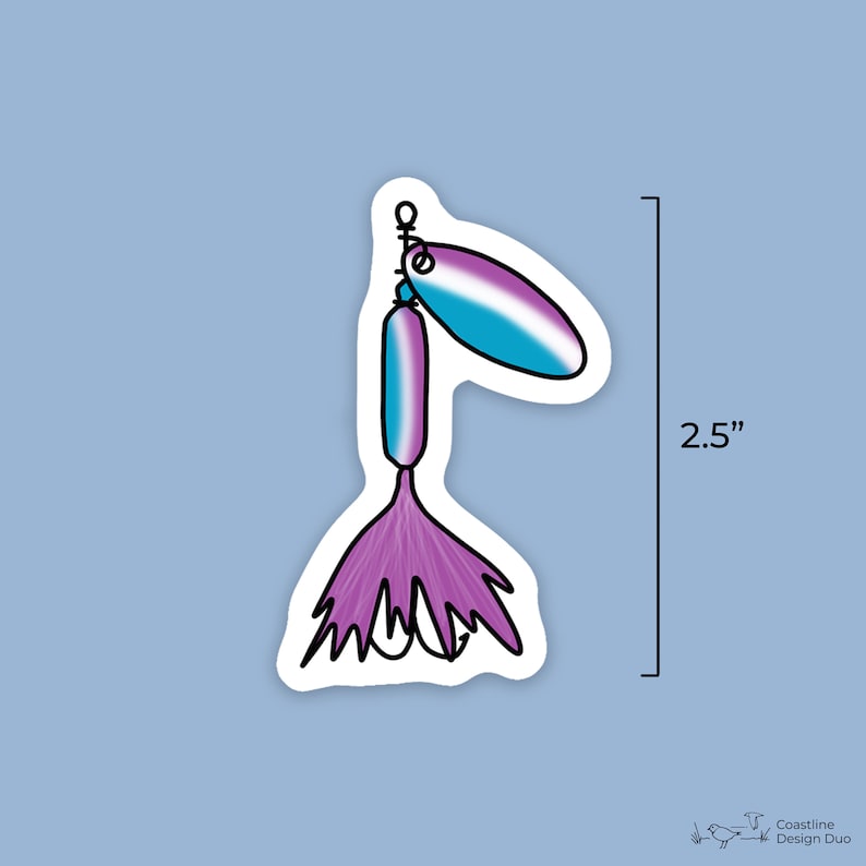 7 Pcs Fishing Lure Stickers Fish Stickers Fishing Lure Etsy