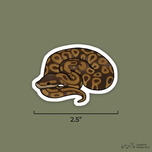 6 Pcs Ball Python Stickers Ball Python Decal Snake - Etsy