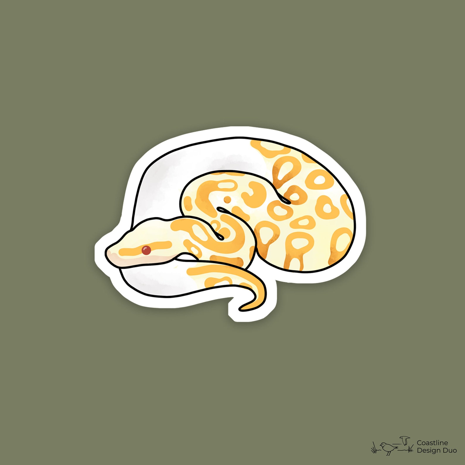 6 Pcs Ball Python Stickers Ball Python Decal Snake - Etsy