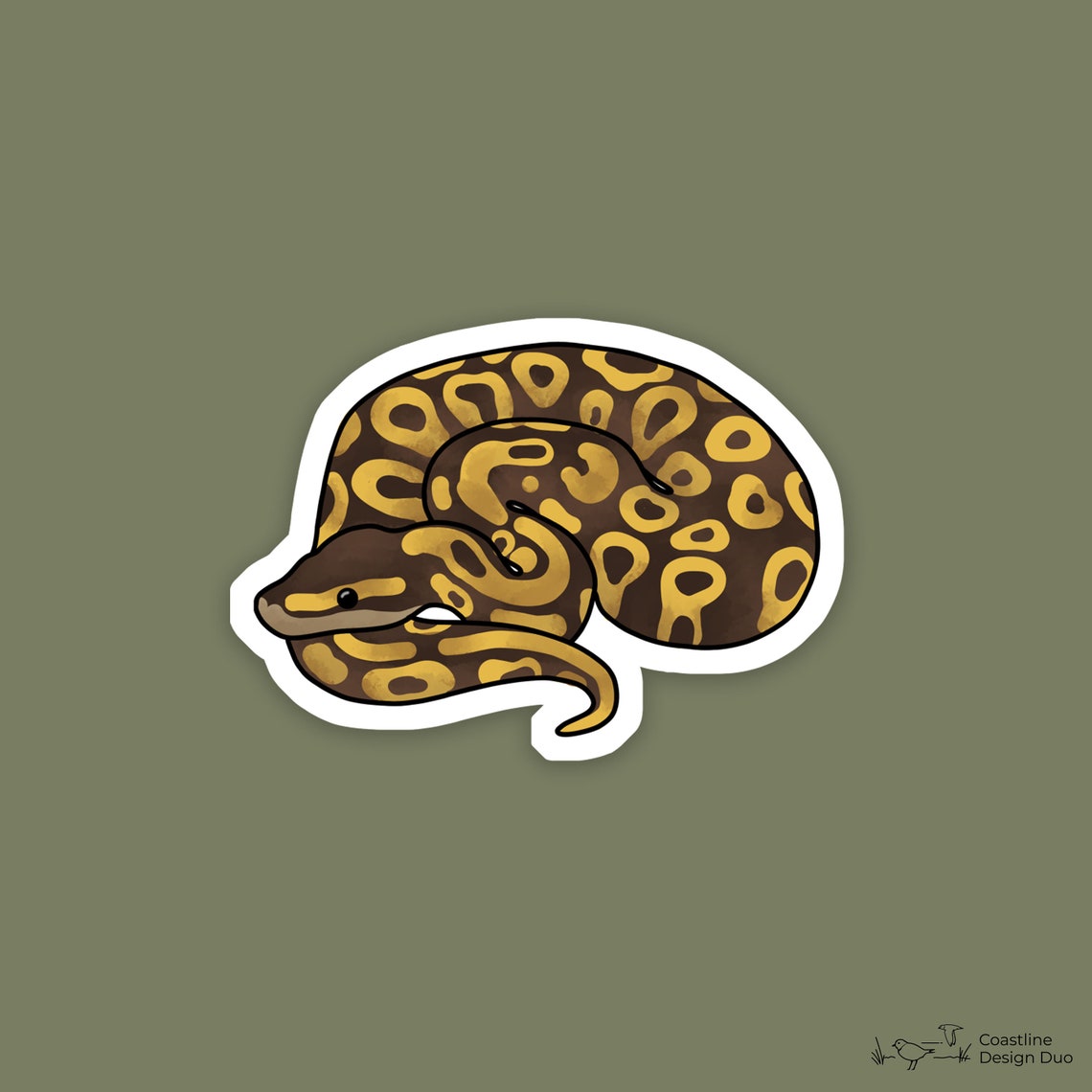 6 Pcs Ball Python Stickers Ball Python Decal Snake - Etsy