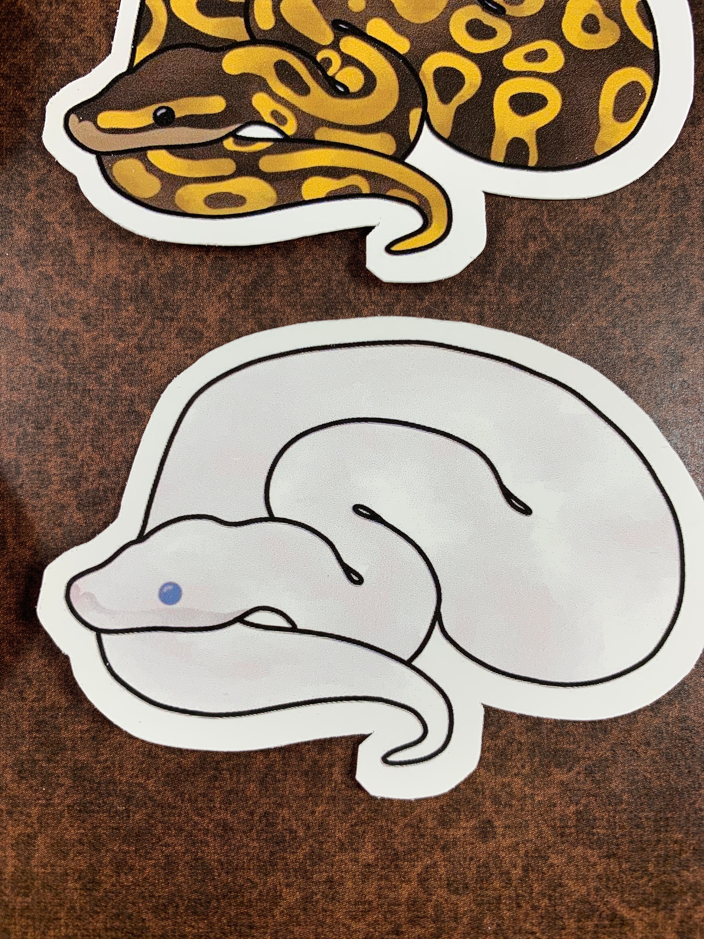6 pcs Ball Python Stickers Ball Python Decal Snake | Etsy