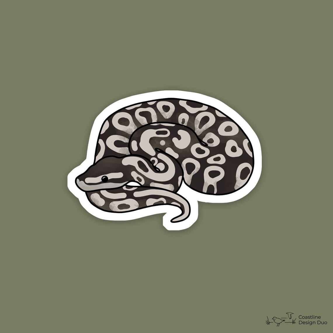 6 Pcs Ball Python Stickers Ball Python Decal Snake - Etsy