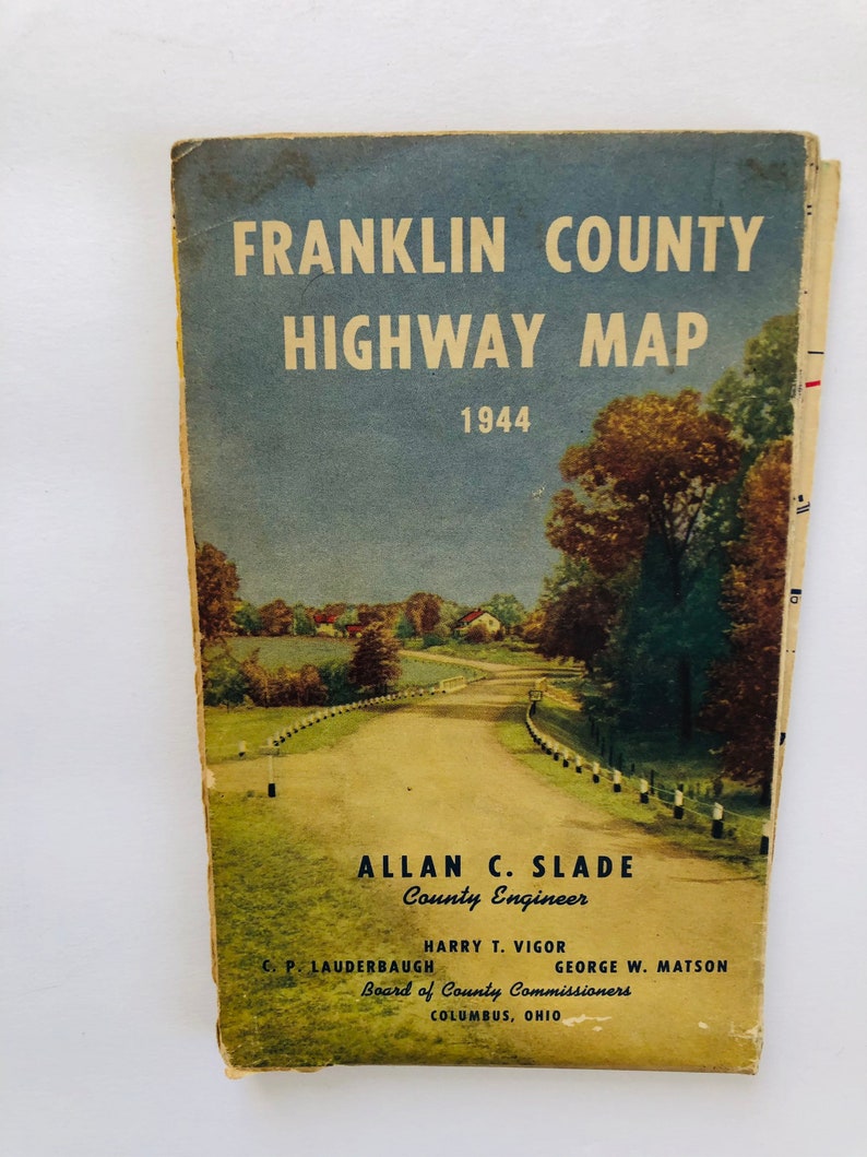 Lot of 9 Vintage Various State Maps and More 1940s 1950s