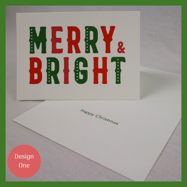 Individual Christmas Cards Sent to Your Recipient A6 Xmas Cards I