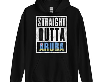 Straight Outta Aruba Unisex Hoodie - Immigrant Souvenir
