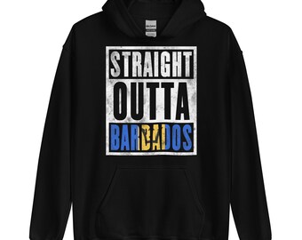 Straight Outta Barbados Unisex Hoodie - Immigrant Souvenir