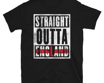 Straight Outta England T-Shirt - Immigrant Souvenir