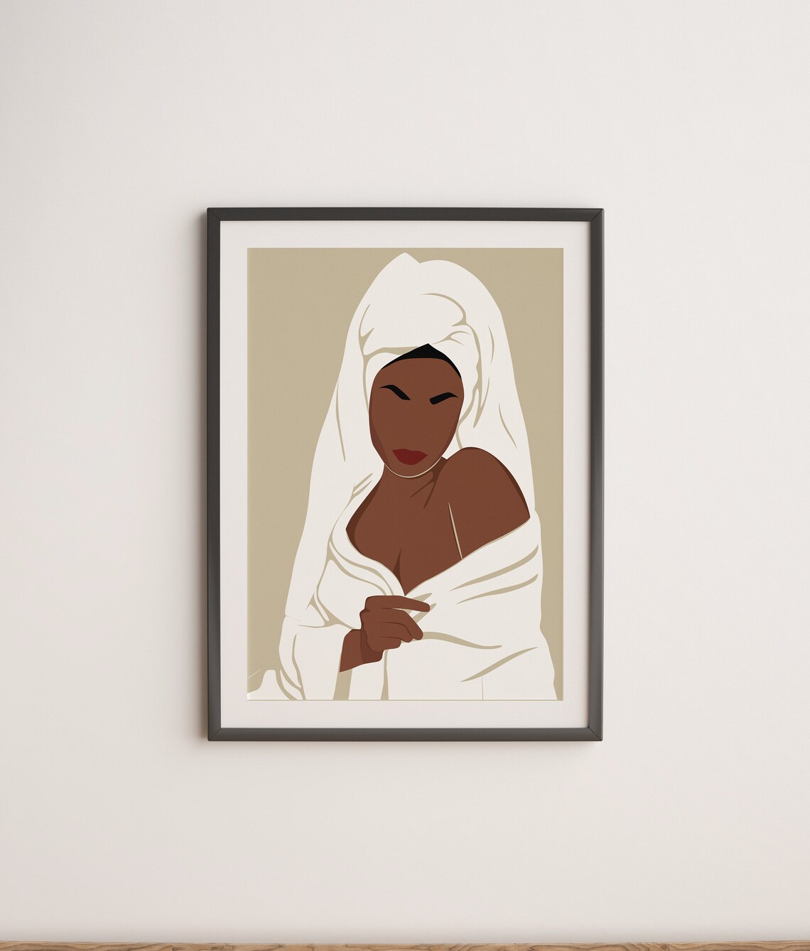 Black Woman Art Black Art Bathroom Wall Art Black Girl Art | Etsy