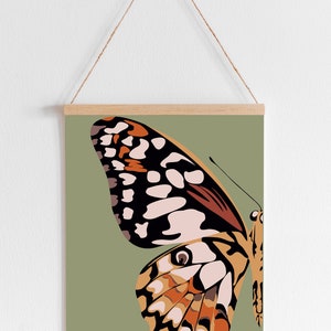 Boho Butterfly Art, Abstract Art, Printable Wall Art, Digital Print, Room Decor, Nursery Art image 4