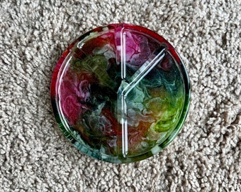 Smokey peace sign trinket dish