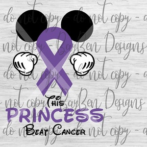 Diese Prinzessin Beat Cancer Pankreas - Bauchspeicheldrüsenkrebs - Cancer warrior - Cancer Survivor - PNG - Digitaler Download - Sofort Download