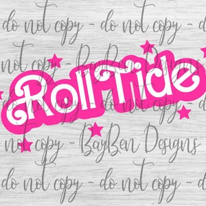Roll tide barbie top