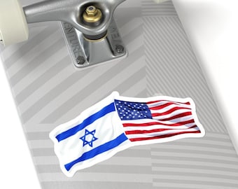 Aufkleber, israel, messianisch, Rabbinergeschenk, Amerika unterstützt Israel, Nationalflagge, israel, jüdisches geschenk, ich liebe, inspirierend, christlich, bibel