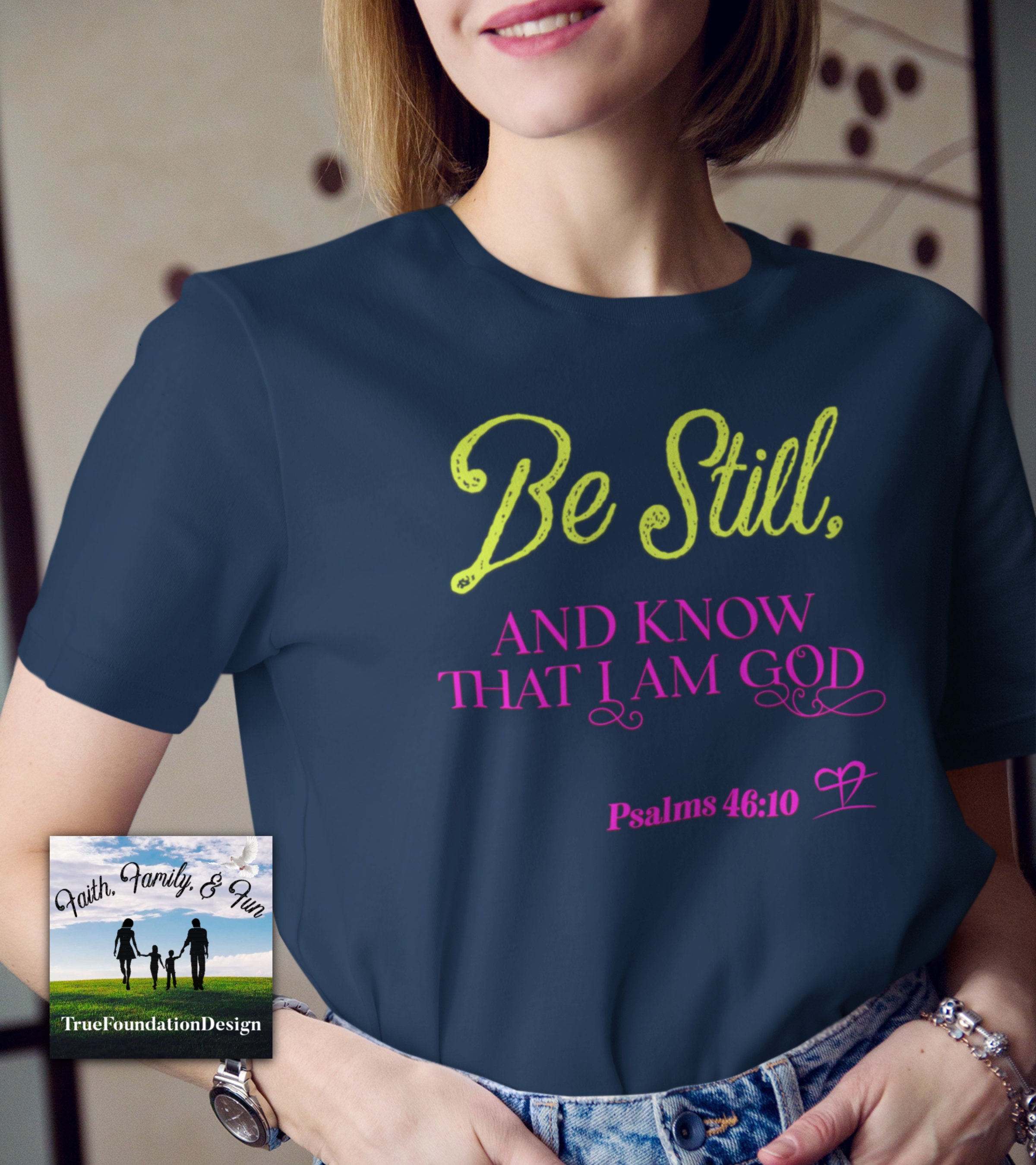 Be Still and Know That I Am God Shirt Christian Shirt | Etsy