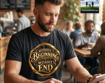 „Ohne Anfang, ohne Ende“-Shirt | Melchizedek-T-Shirt (Hebräer 7,3) | Messianisch-jüdisches Geschenk
