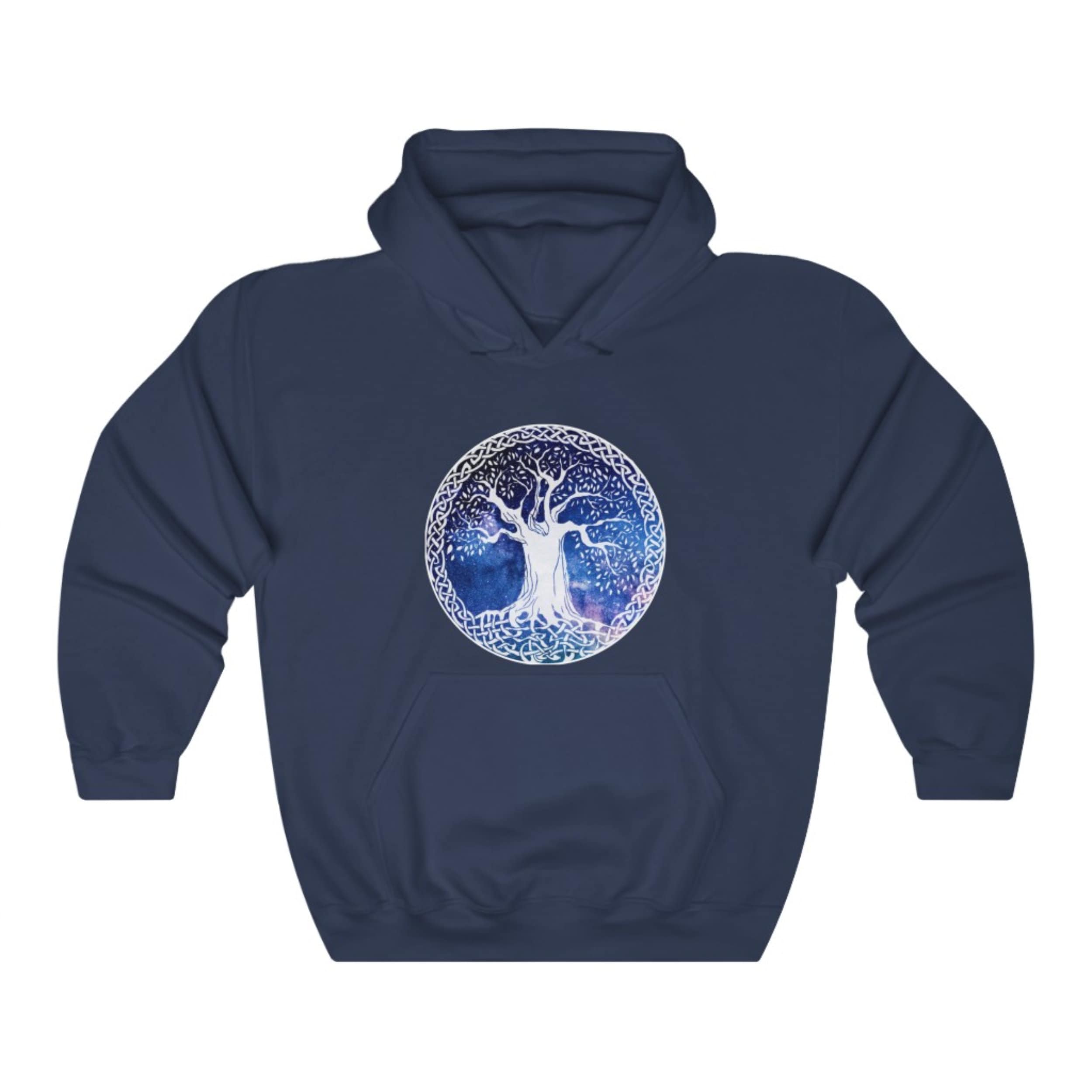 Blackwatch Ancient Tartan Hoodie - Tree Of Life