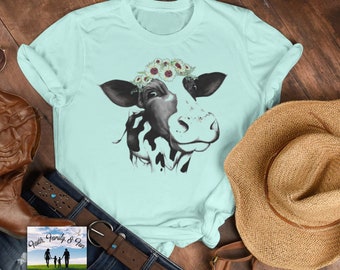 Farm Life T Shirt, Cute Cow Shirt, Cow, Heifer Shirt, Country Animal Lover Shirt,  Farm Girl Cow Gifts, Farmer, Farmer T Shirt, Ranch Tee