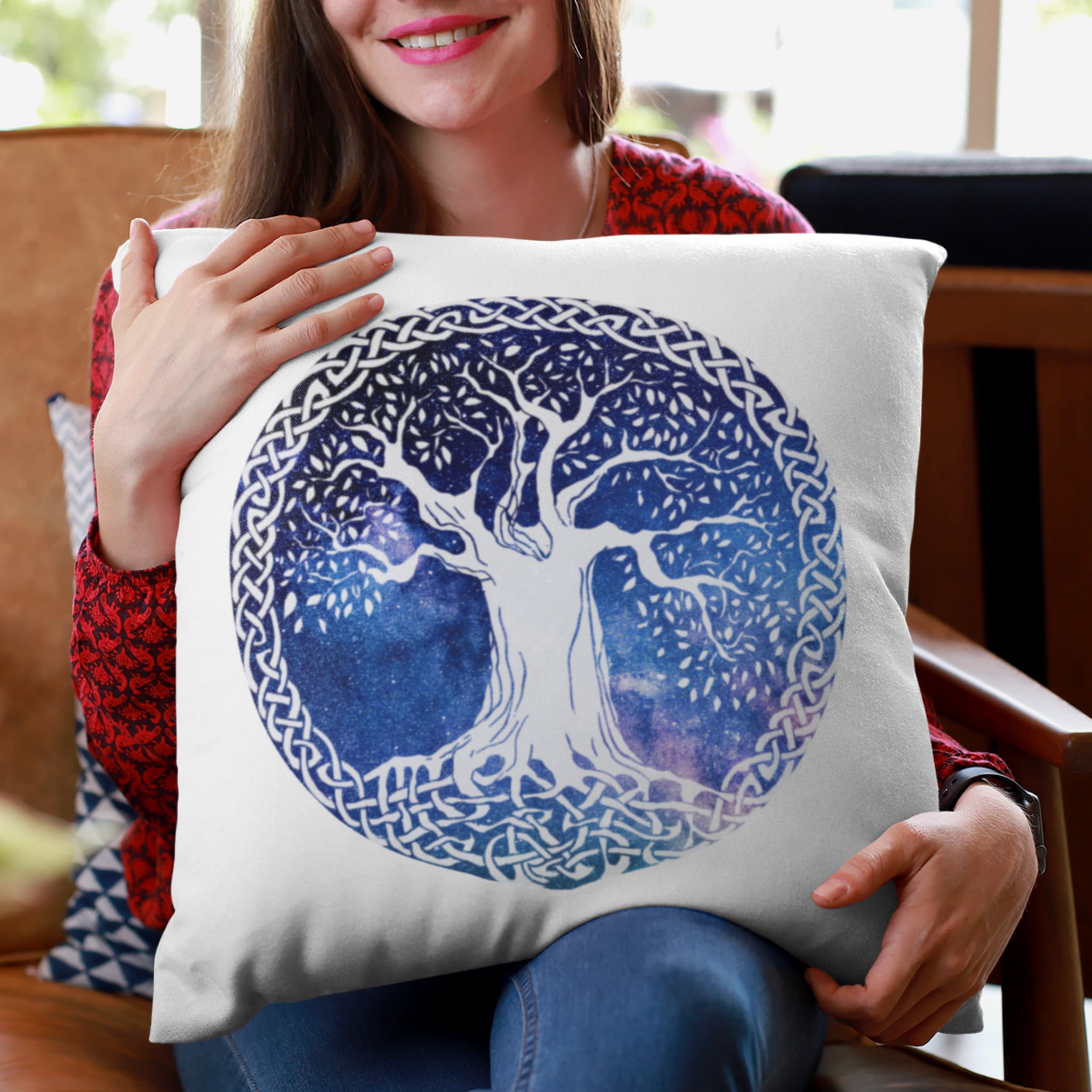 Tree Of Life Pillow Case, Zodiac Signs Horoscope Pillowcase Throw
