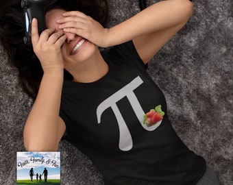 Erdbeer-Pi-T-Shirt, Mathe-Lehrer Geschenk, College-Studenten-T-Shirt