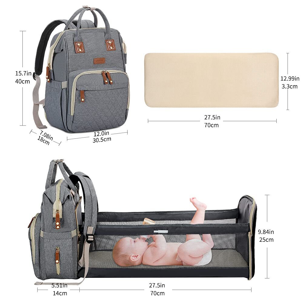 Best Diaper Bag With Changing Station Moms & Dads Diaper Bag Etsy