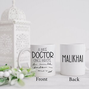 A Wise Doctor Mug, New Doctor, Gift, Funny Gift, Graduating Doctor Gift, Personalized Mug Gift