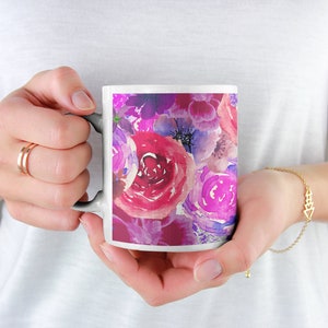 Floral Coffee Mug 11oz