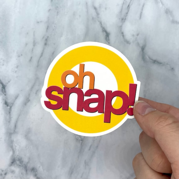Oh Snap Sticker - Etsy Denmark