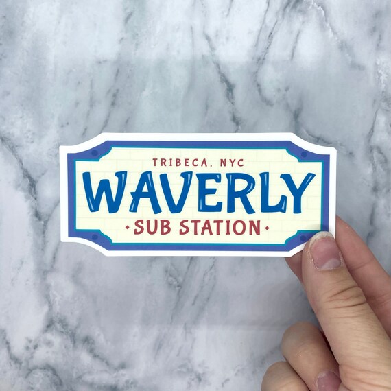 Waverly Sub Station Sticker Etsy