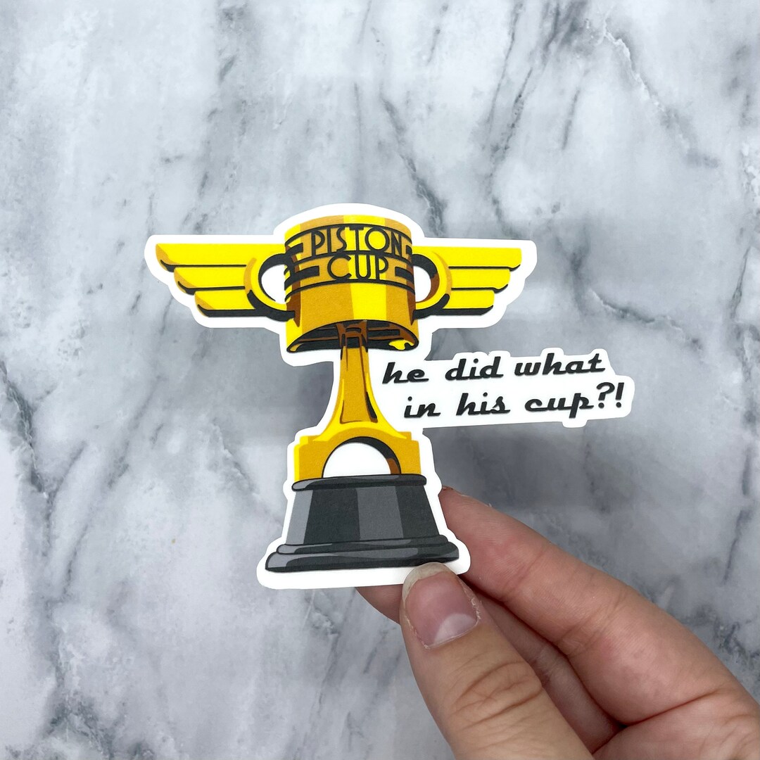 Piston Cup Sticker Etsy